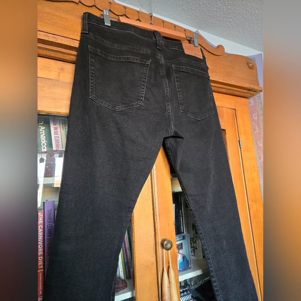 Madewell Skinny Jeans 100% Cotton Distressed Rigid Denim Waist 32 - Picture 8 of 12